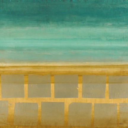 Framed Silver-Leafed Horizon Print