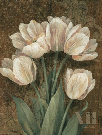 Framed Petit Jardin Tulips Print