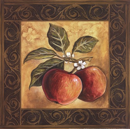Framed Apple Orchard Print