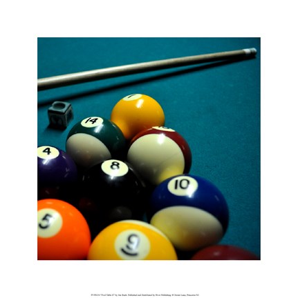 Framed Pool Table II Print