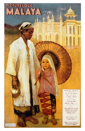 Framed Picturesque Malaya Print