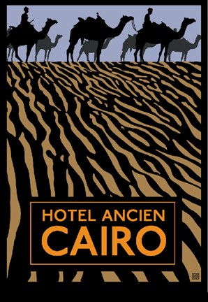 Framed Hotel Ancien - Cairo Print