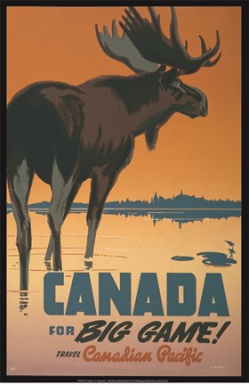 Framed Canada - For Big Game Print