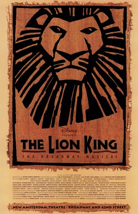 Framed Lion King (Broadway) Print