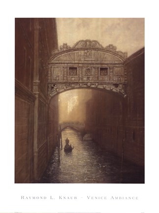 Framed Venice Ambiance Print