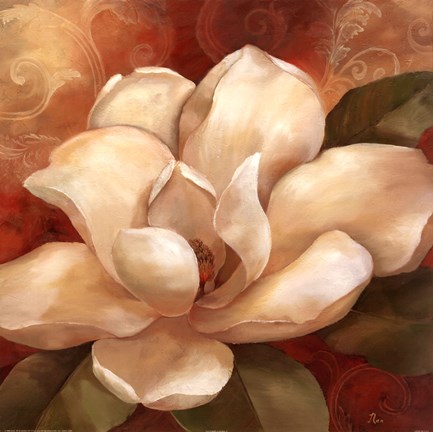 Framed Southern Garden II Print