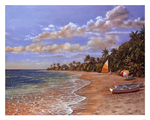 Framed Dream Beach Print