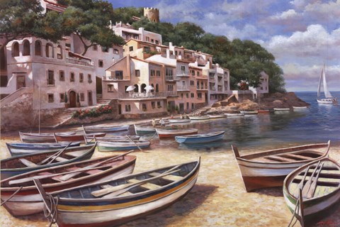 Framed Bella Mattina I Print