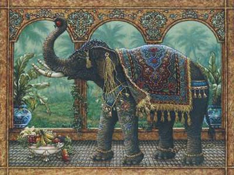 Framed Rajah&#39;s Feast Print