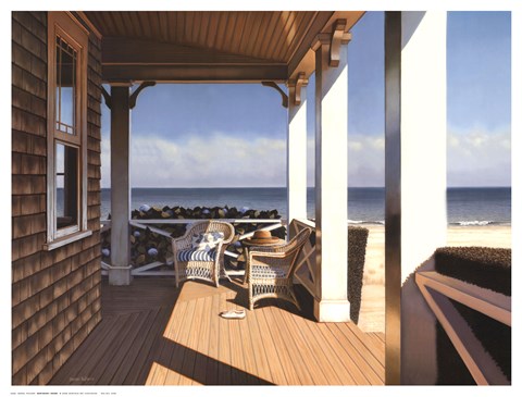 Framed Nantucket Shore Print