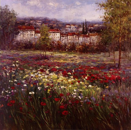 Framed Tuscan Pleasures II Print