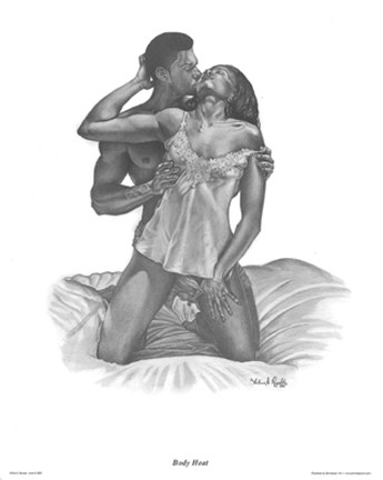 Framed Body Heat (mini) Print