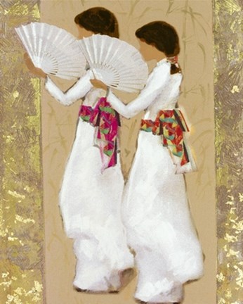 Framed Girls from Binh Dinh I Print