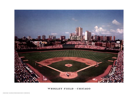 Framed Wrigley Field, Chicago Print