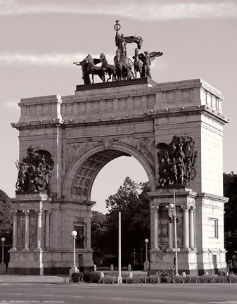 Framed Grand Army Plaza Arch, Brooklyn Print