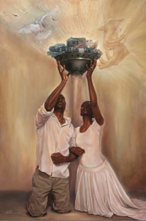 Framed Give It All to God Print