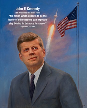 Framed JFK Print