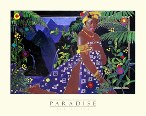 Framed Paradise Print