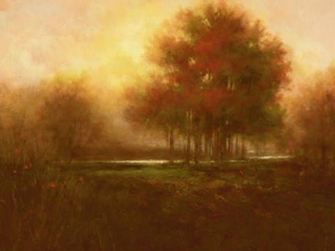 Framed Golden Forest Print
