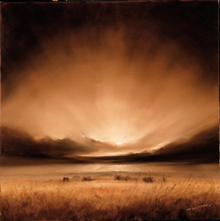 Framed Suffolk Sunset Print