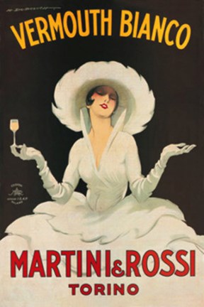 Framed Vermouth Bianco Print