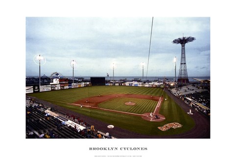 Framed Brooklyn Cyclones Print