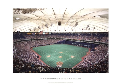 Framed Metrodome, Minneapolis Print