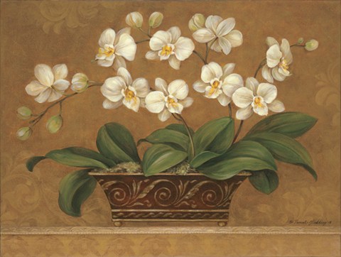 Framed Orchid Tapestry Print