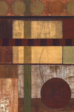 Framed Earth Structure II Print