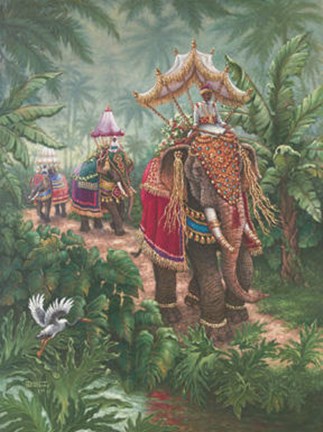 Framed Festival Bound Print