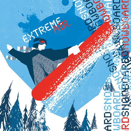 Framed Extreme Air I Print