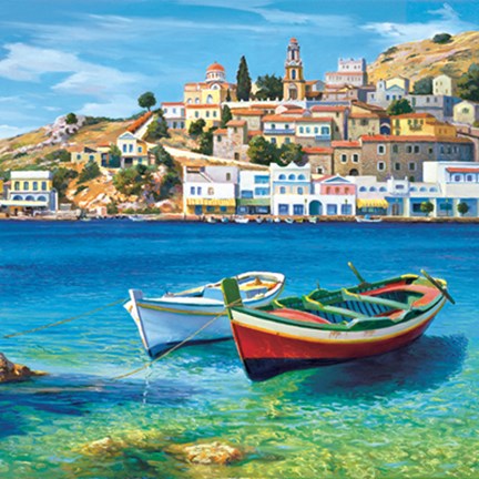 Framed Golfo mediterraneo Print