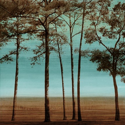 Framed Azure I Print