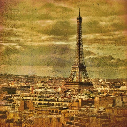 Framed Letters from Paris Print