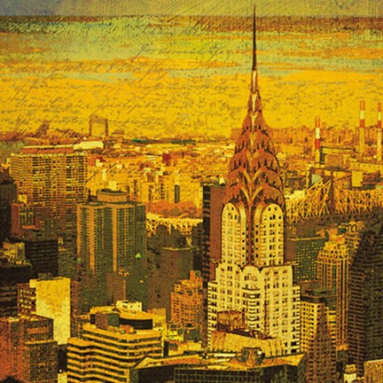 Framed Letters from New York Print