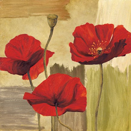 Framed Panneau Printemps II Print