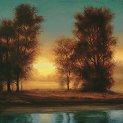 Framed Twilight I Print