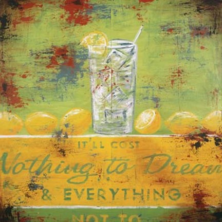 Framed Nothing to Dream Print