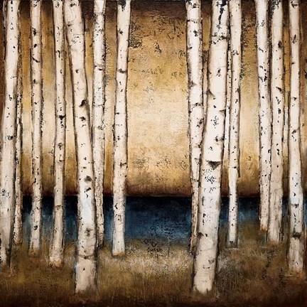 Framed Birch Landing Print