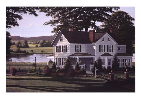 Framed Landscape &amp; Garden Print