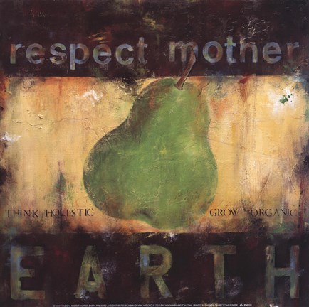 Framed Respect Mother Earth Print