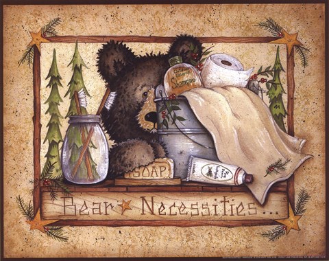Framed Bear Necessities Print