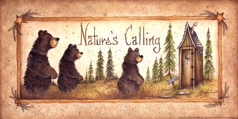 Framed Nature&#39;s Calling Print