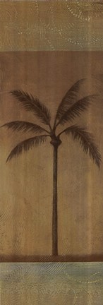 Framed Golden Palm I - CS Print