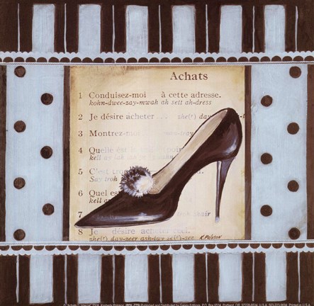 Framed Achats I - special Print