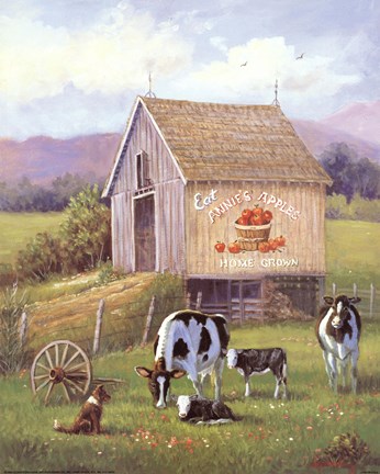 Framed Annie's Home Grown Apples Print