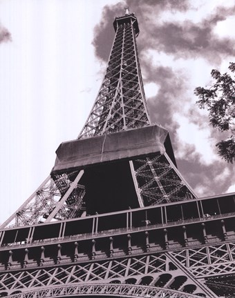 Framed Eiffle Tower II Print