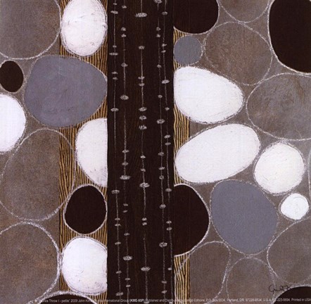 Framed Stones Throw I - petite Print