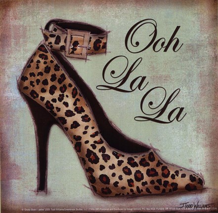 Framed Exotic Shoe I - petite Print