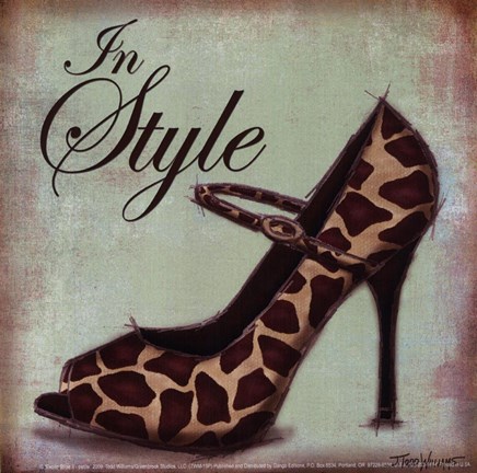 Framed Exotic Shoe II - petite Print